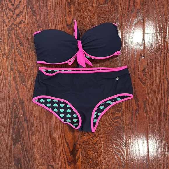Marc by Marc Jacobs Heart Patterned Swim Set Reversible - Picture 3 of 3